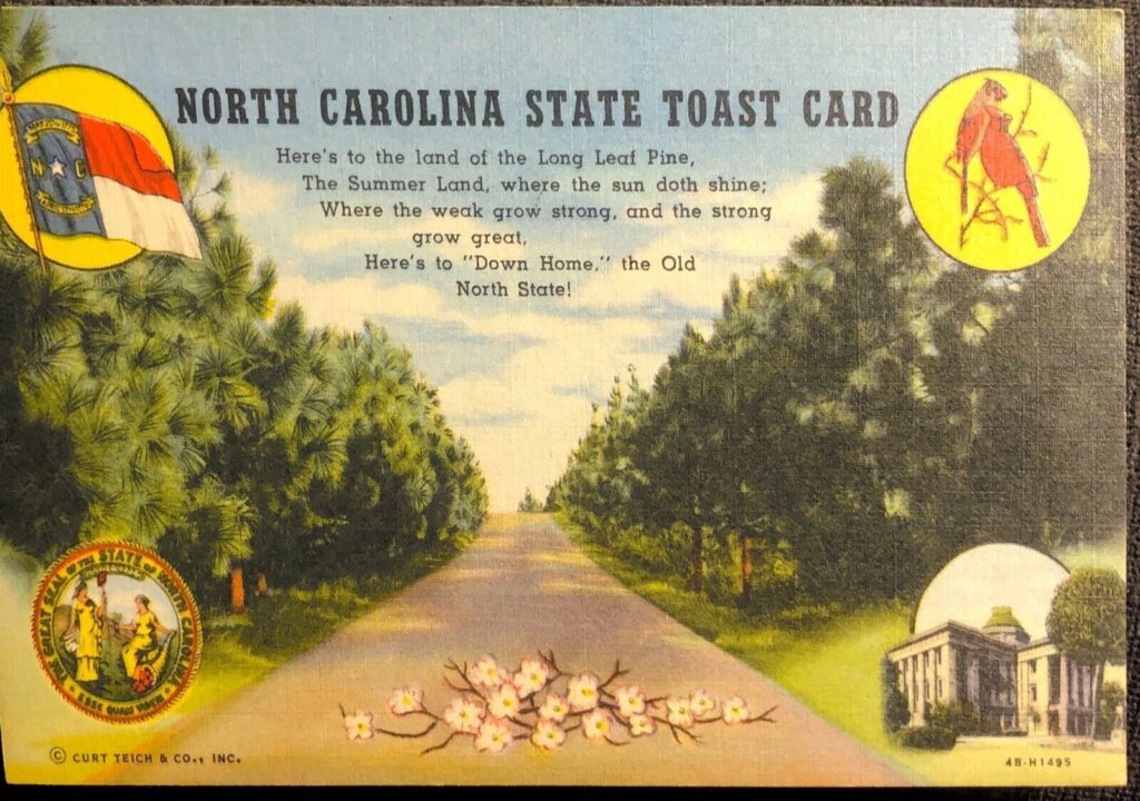North Carolina State Toast FEATHERS & WHISKEY